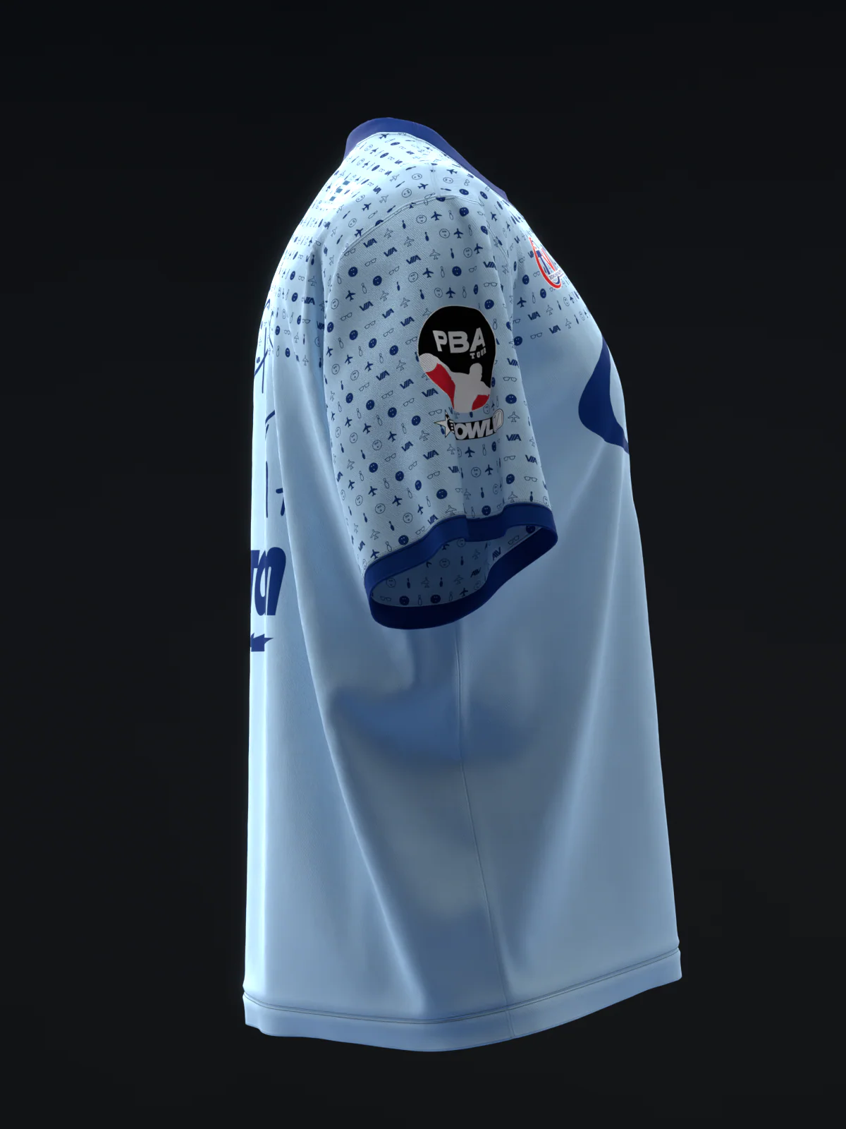 Chris Via 2026 - Travel Collage - Bowling Jersey - Image 4