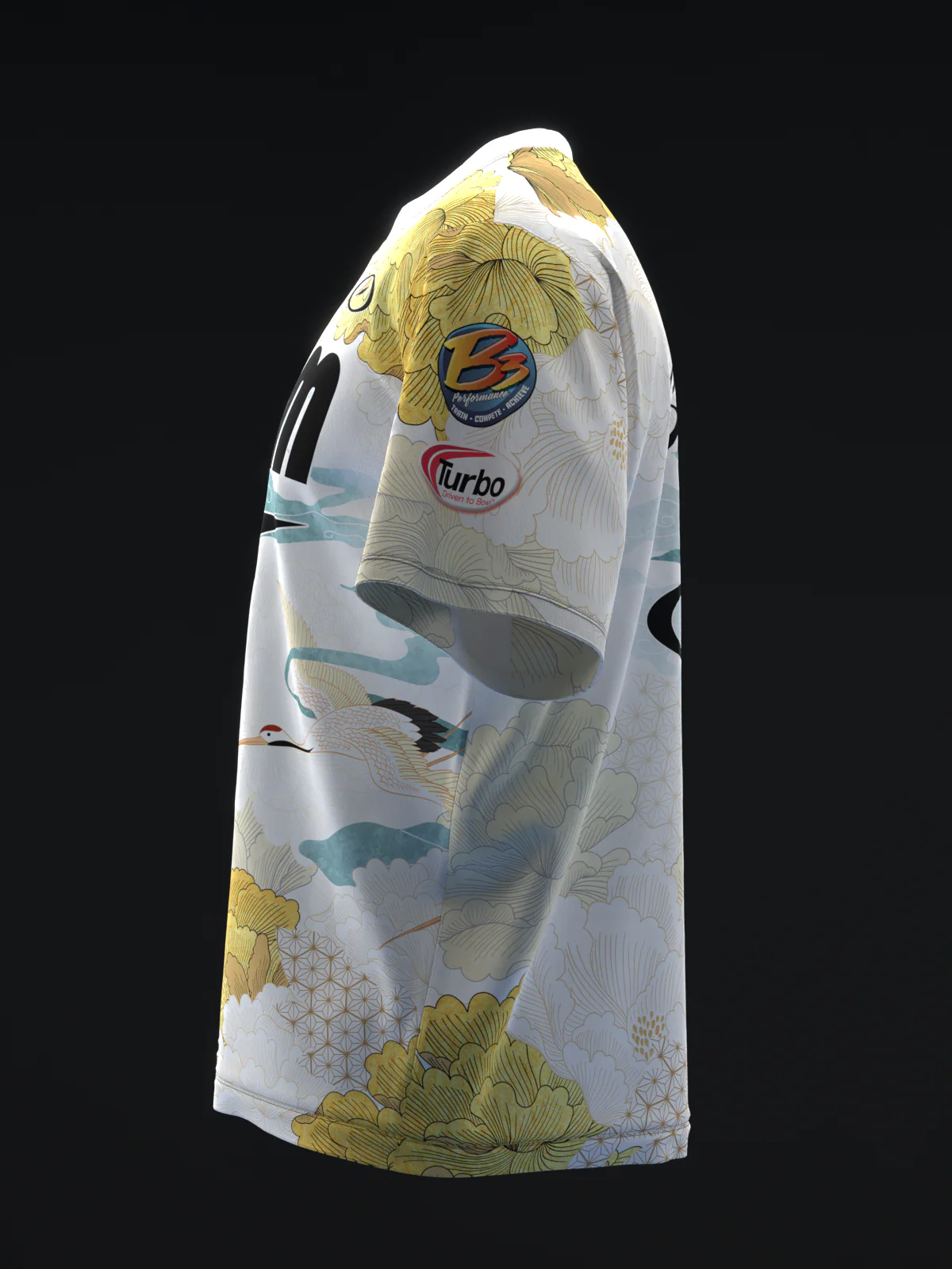 Cortez Schenck 2024 - Japanese Crane - Bowling Jersey - Image 6