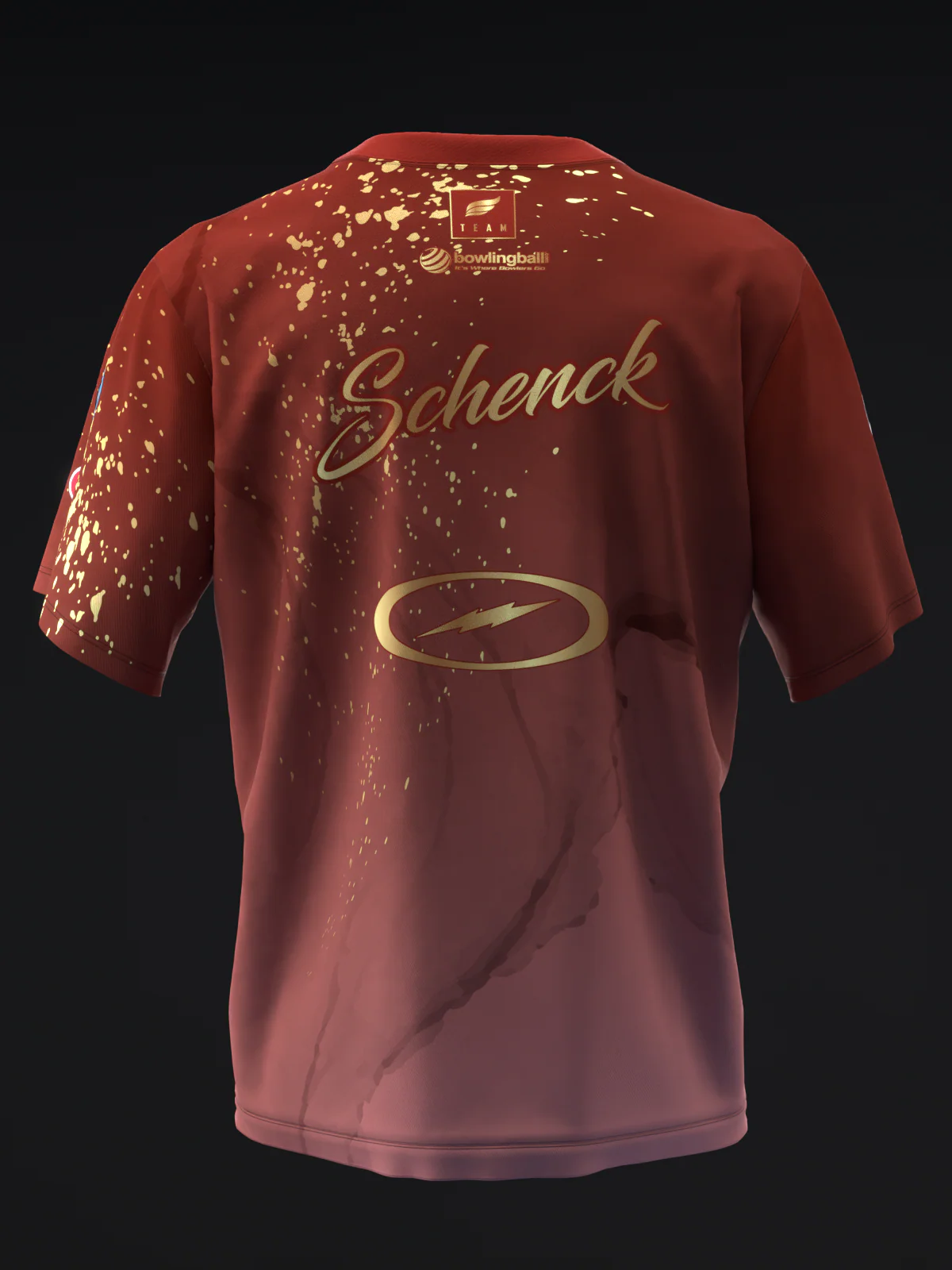 Cortez Schenck 2024 - Splatter - Bowling Jersey - Image 5