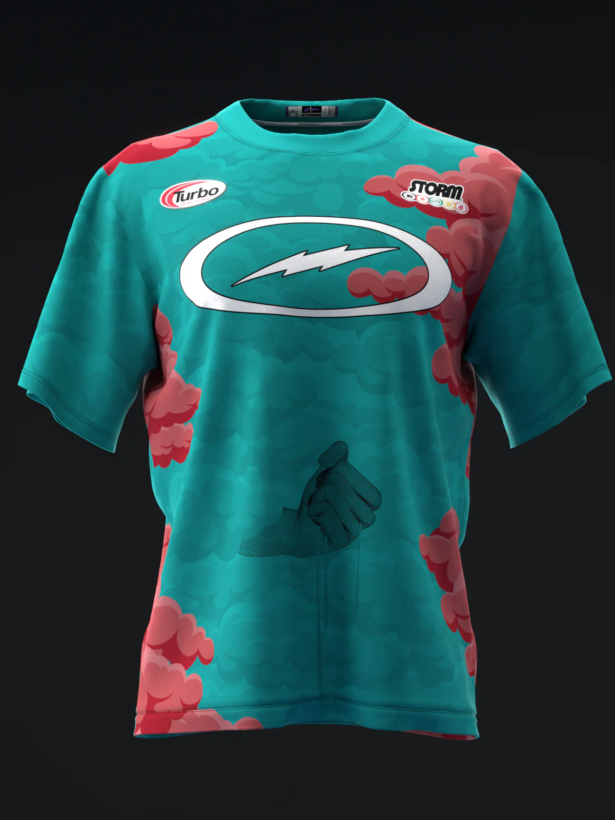 Cortez Schenck 2025 - Hand Clouds - Bowling Jersey - Image 2