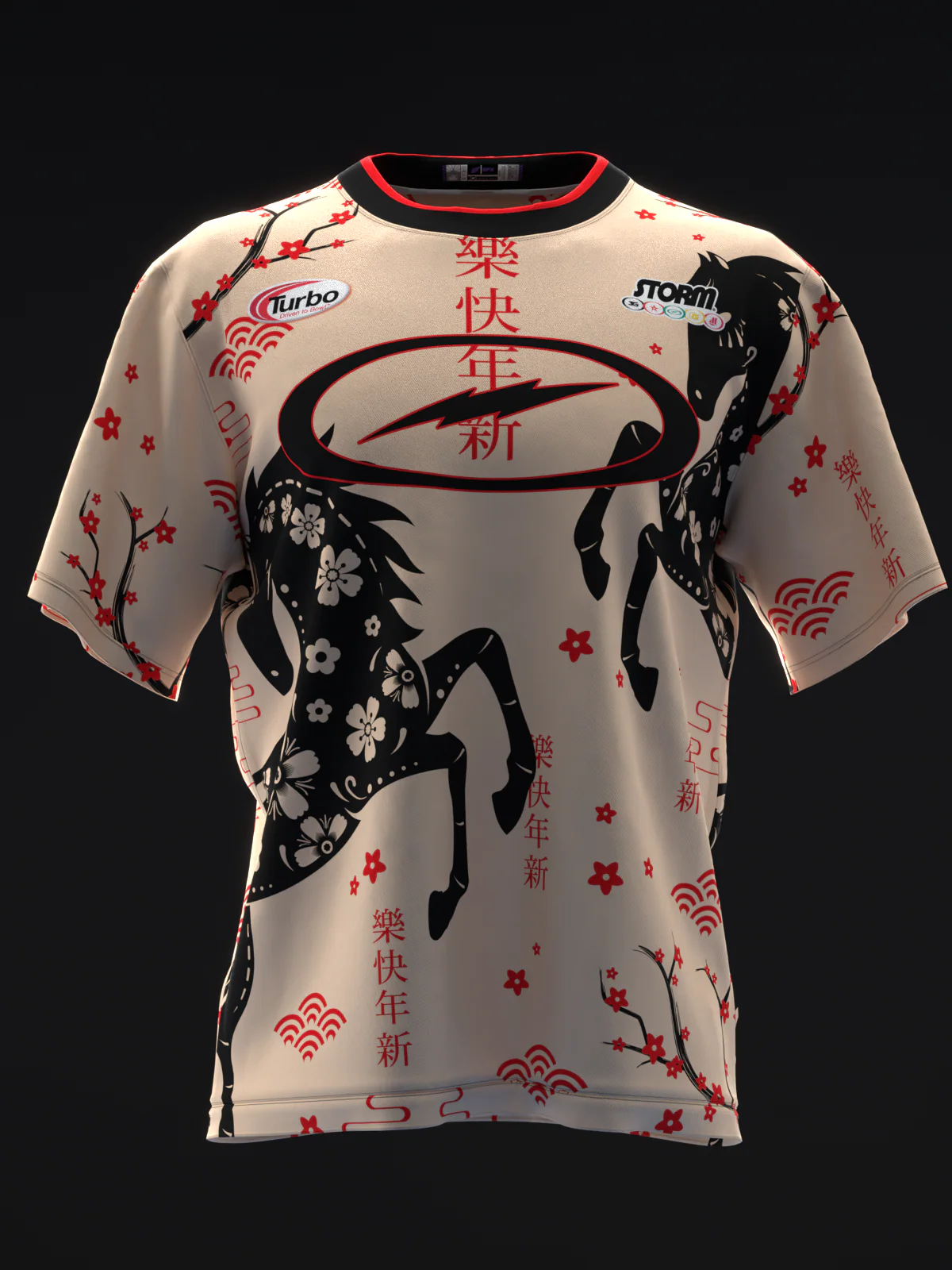 Cortez Schenck 2025 - Year Of Horse - Bowling Jersey - Image 2