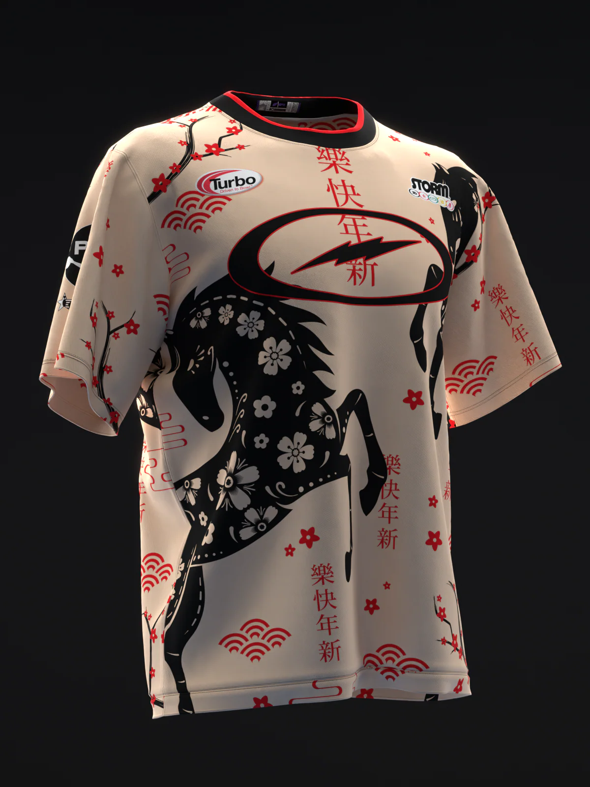 Cortez Schenck 2025 - Year Of Horse - Bowling Jersey - Image 3