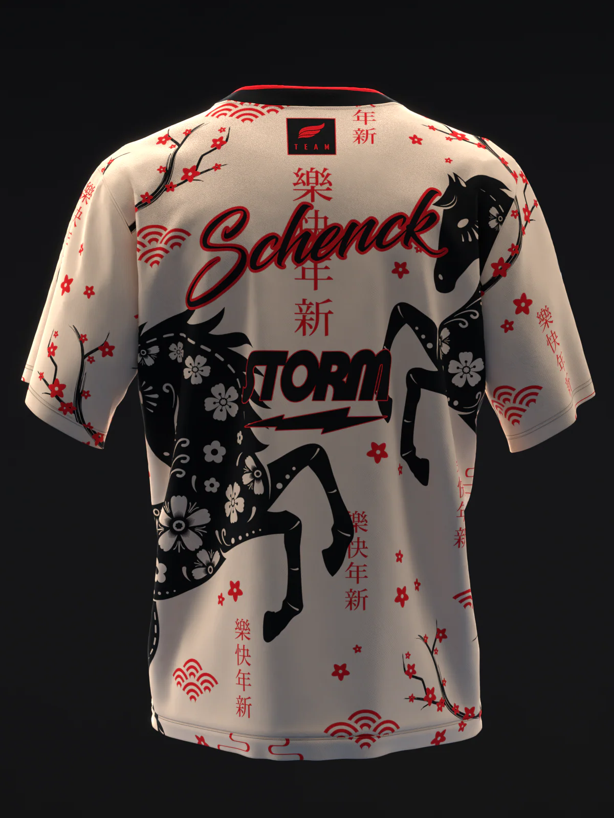 Cortez Schenck 2025 - Year Of Horse - Bowling Jersey - Image 5