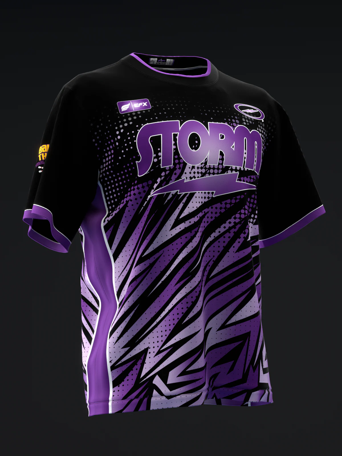 Darren Tang 2022 - Colorway Abstract Purple - Bowling Jersey - Image 3