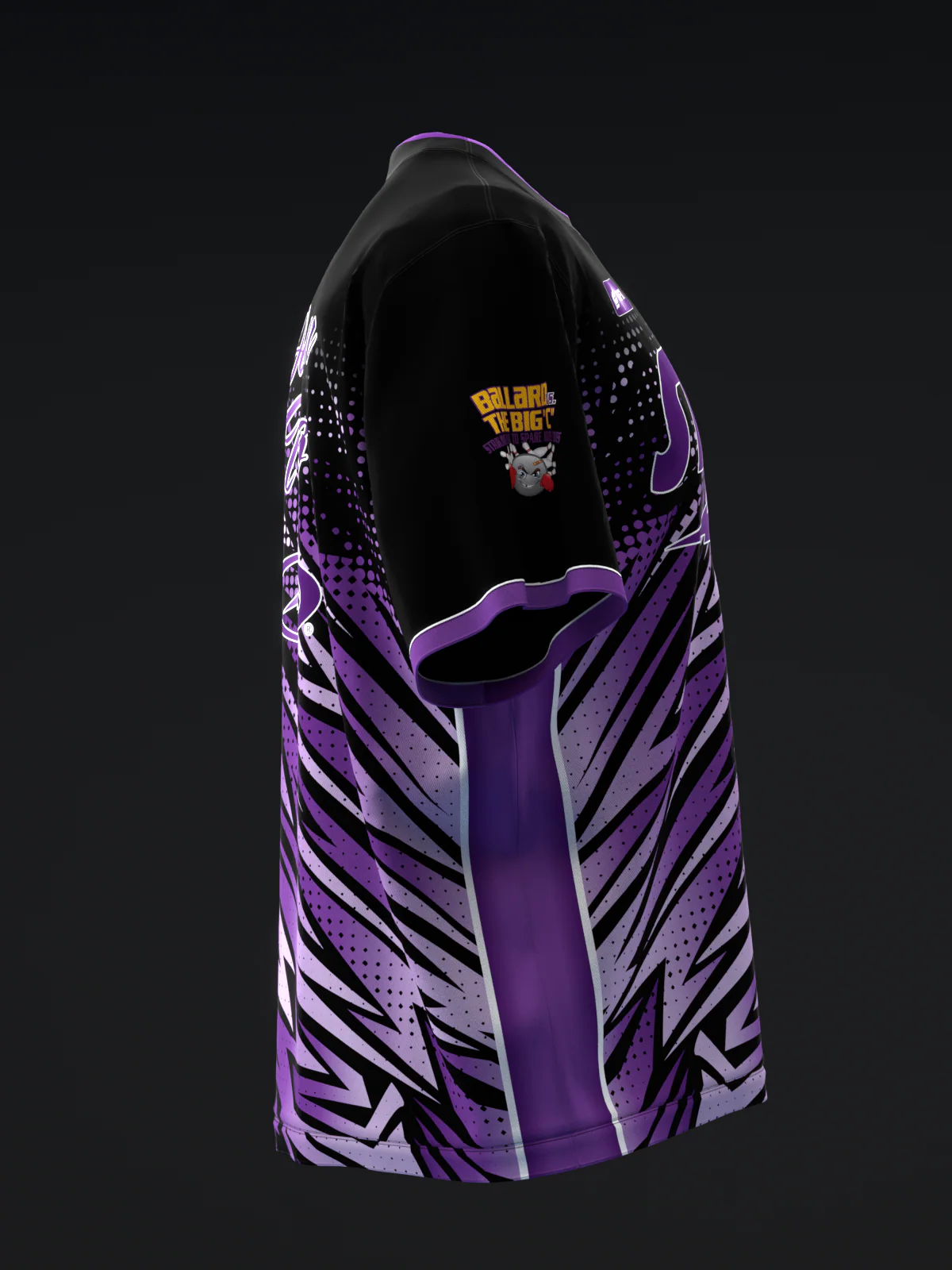 Darren Tang 2022 - Colorway Abstract Purple - Bowling Jersey - Image 4