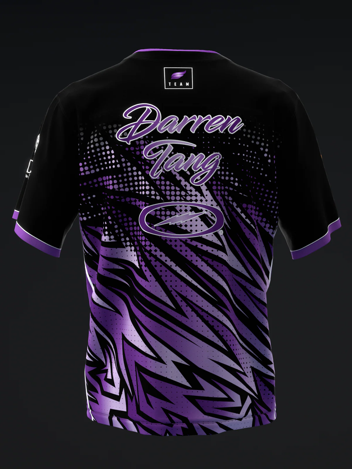Darren Tang 2022 - Colorway Abstract Purple - Bowling Jersey - Image 5