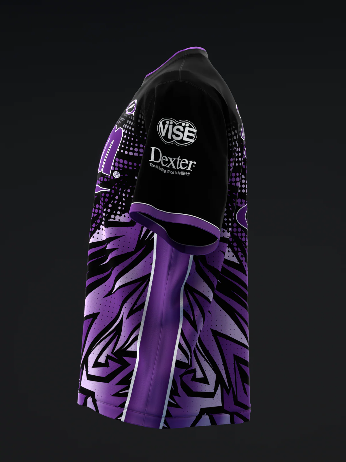 Darren Tang 2022 - Colorway Abstract Purple - Bowling Jersey - Image 6