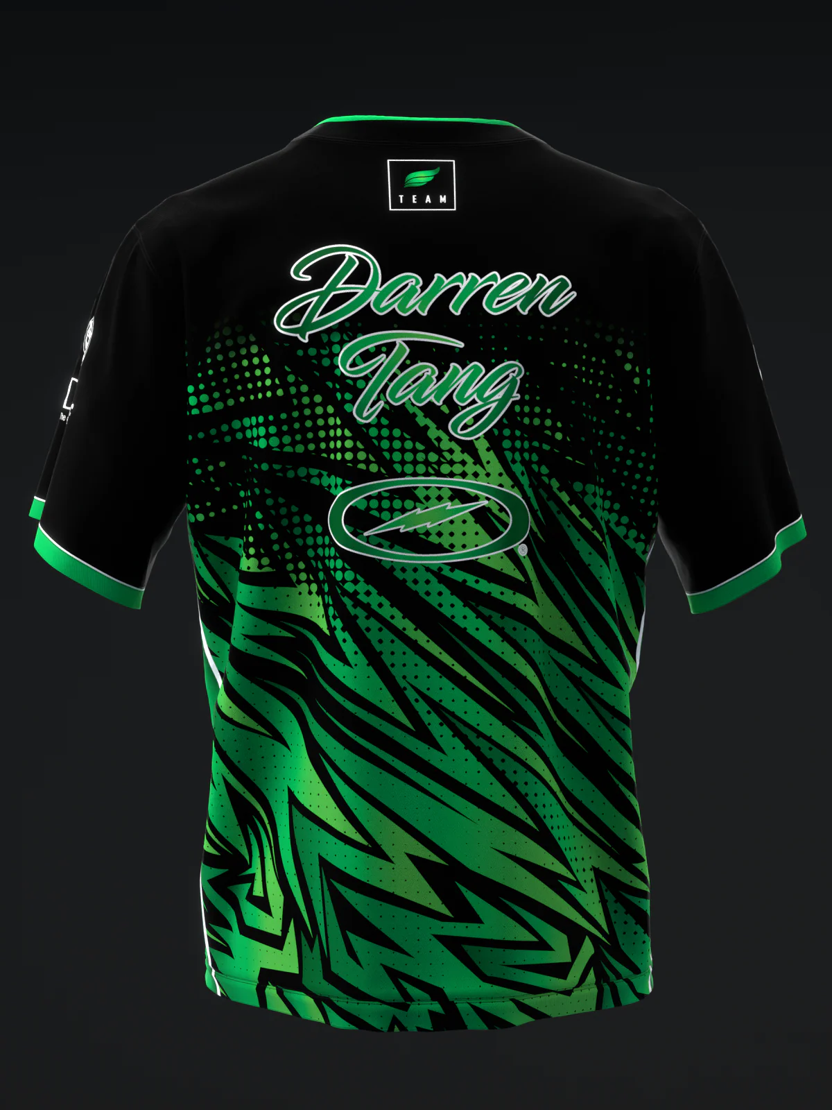 Darren Tang 2022 - Colorway Green Black - Bowling Jersey - Image 5