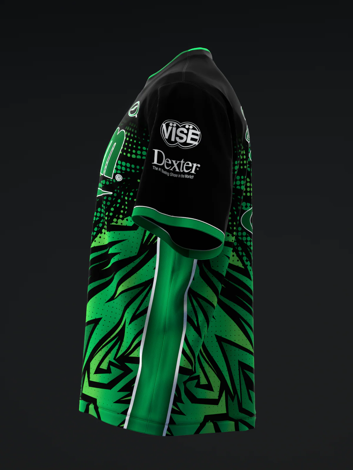 Darren Tang 2022 - Colorway Green Black - Bowling Jersey - Image 6