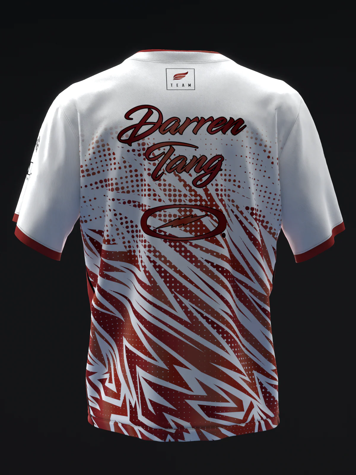 Darren Tang 2022 - Colorway Maroon White - Bowling Jersey - Image 5