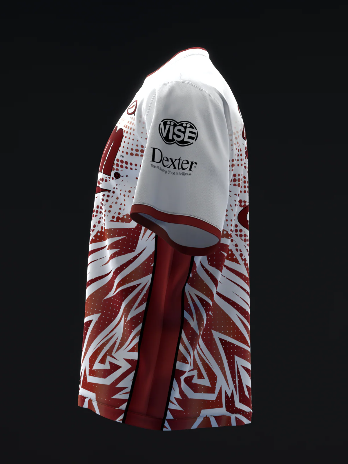 Darren Tang 2022 - Colorway Maroon White - Bowling Jersey - Image 6