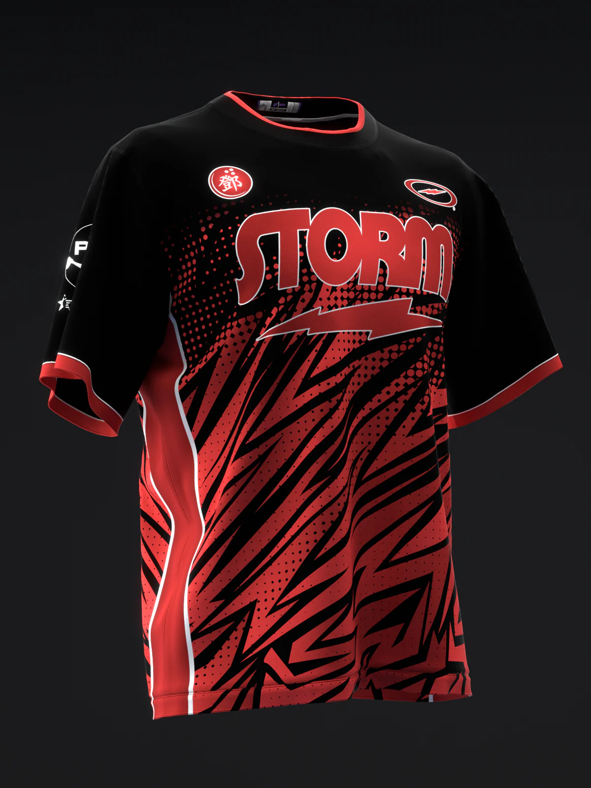 Darren Tang 2022 - Colorway Red Black - Bowling Jersey - Image 3