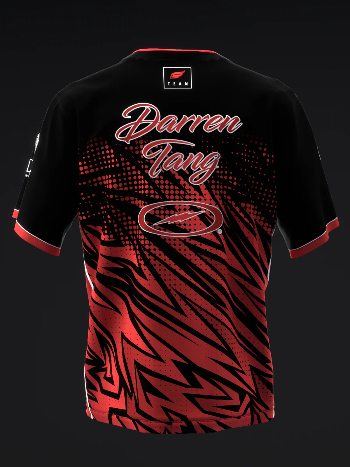 Darren Tang 2022 - Colorway Red Black - Bowling Jersey - Image 5