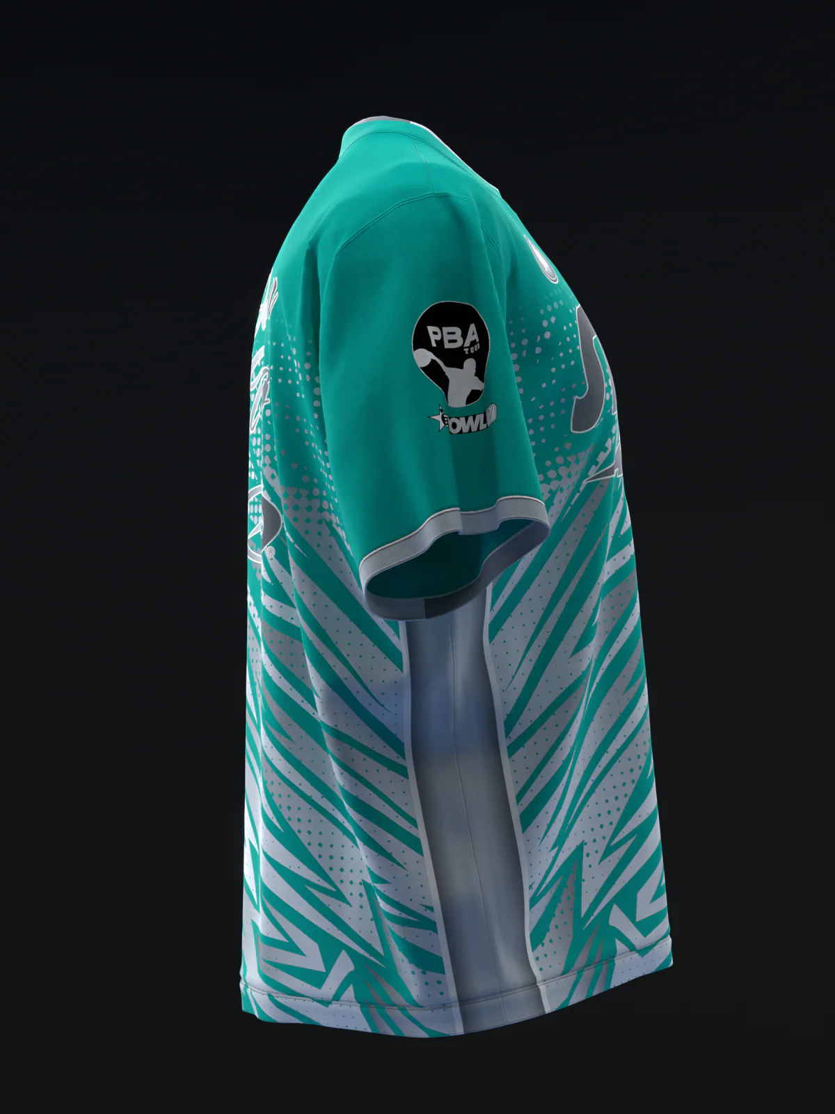 Darren Tang 2022 - Colorway Teal Silver - Bowling Jersey - Image 4