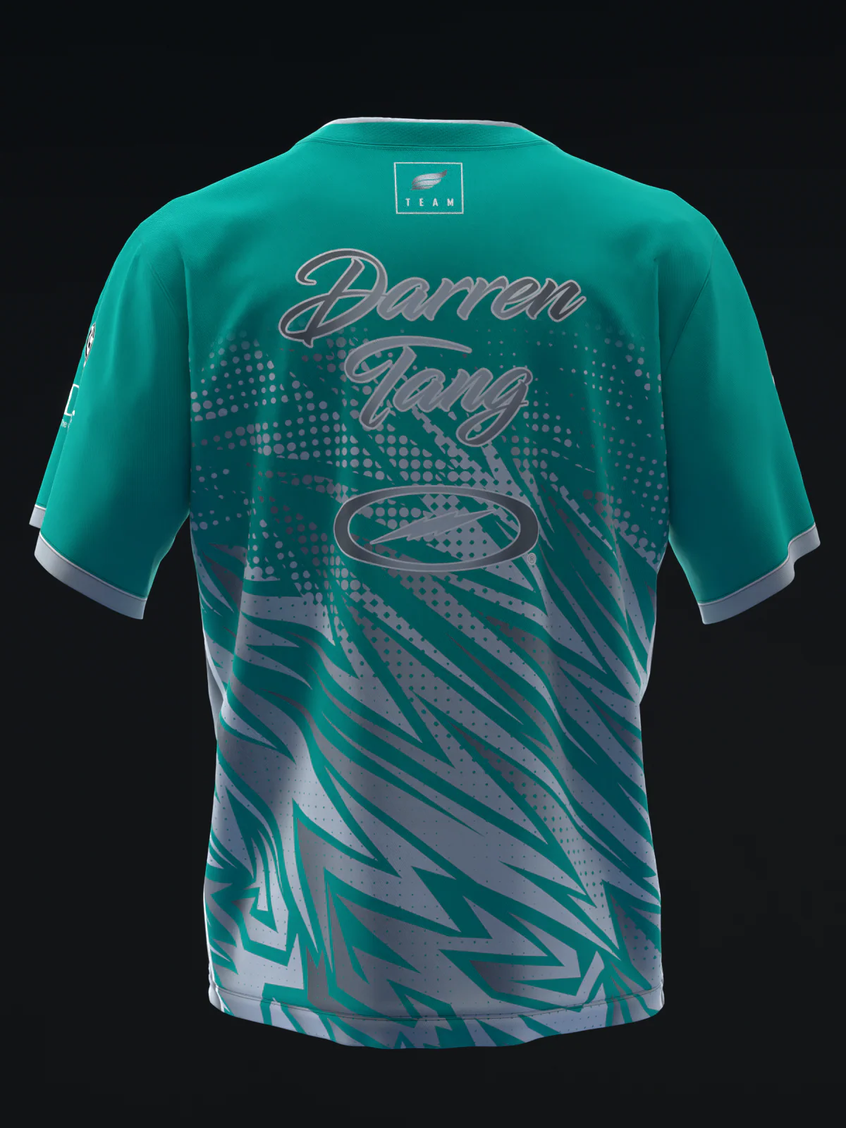 Darren Tang 2022 - Colorway Teal Silver - Bowling Jersey - Image 5
