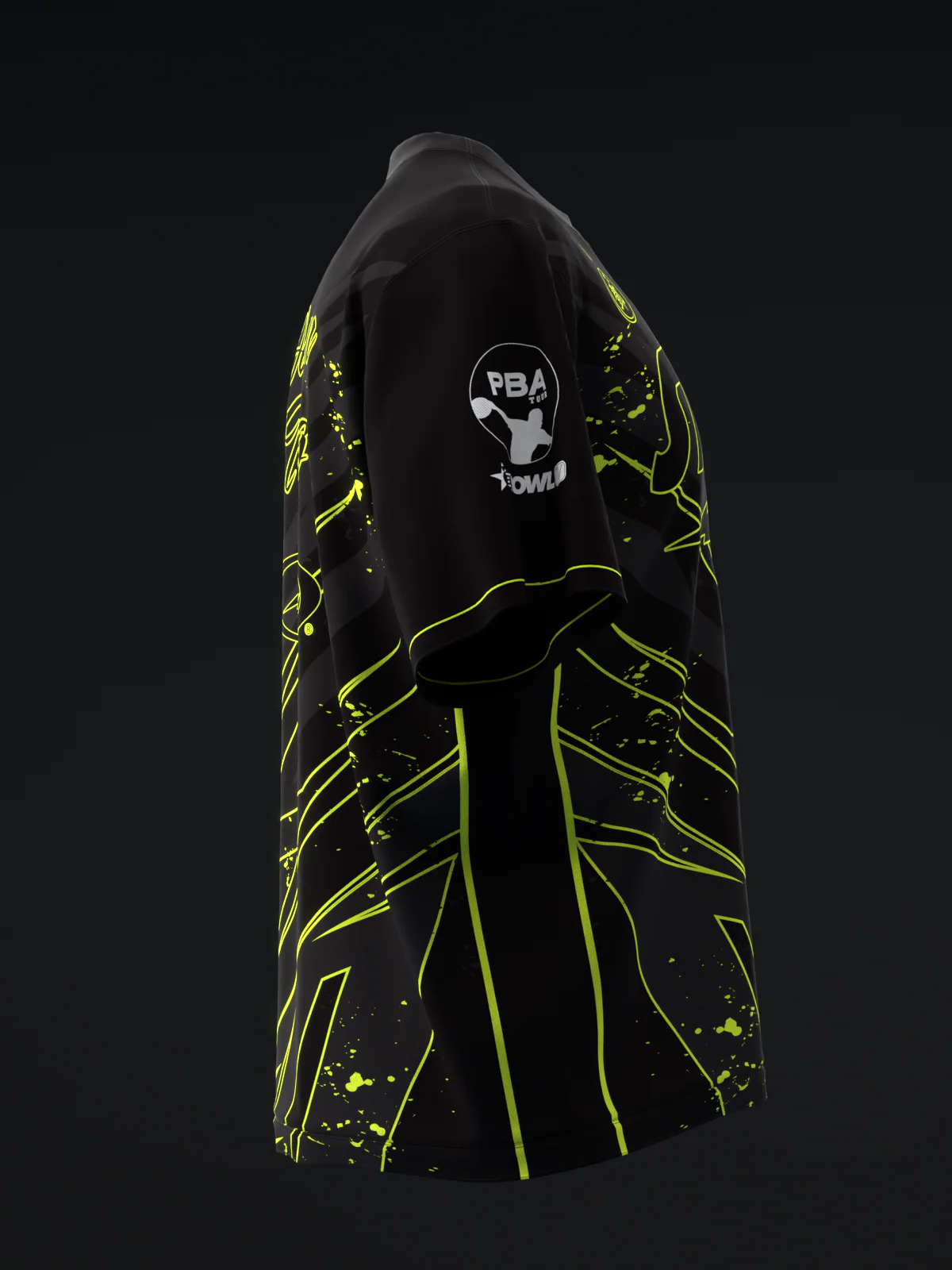 Darren Tang 2024 - Blackout Black Neon Highlighter - Bowling Jersey - Image 4