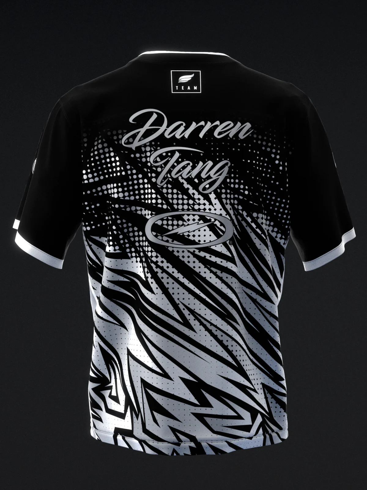 Darren Tang 2024 - Colorway Black Silver - Bowling Jersey - Image 5