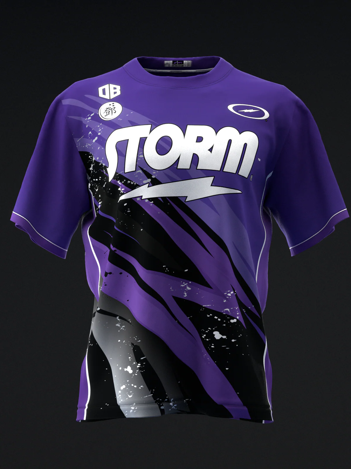 Darren Tang 2024 - Lightning Midnight - Bowling Jersey - Image 2