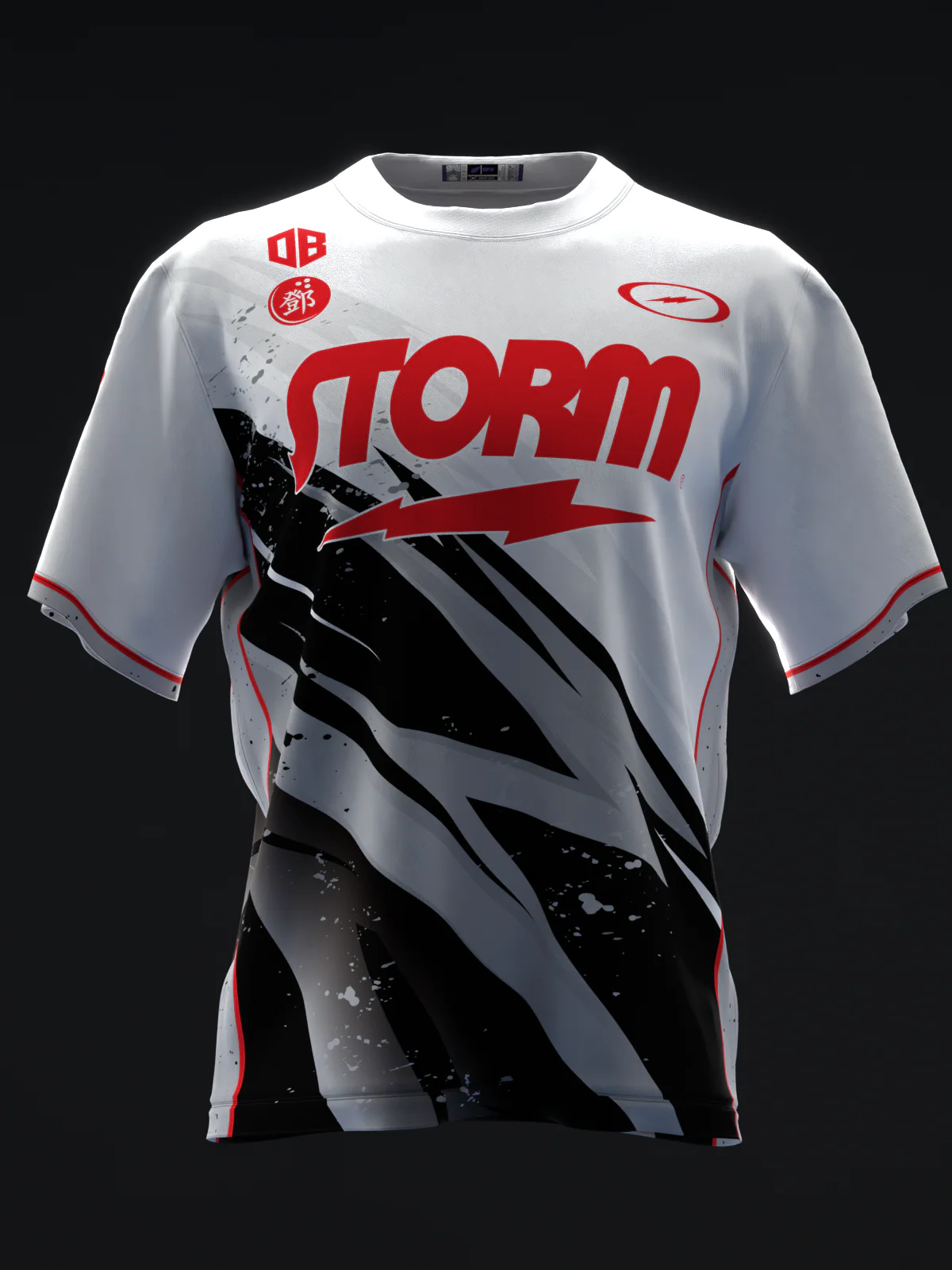 Darren Tang 2024 - Lightning White Cement - Bowling Jersey - Image 2