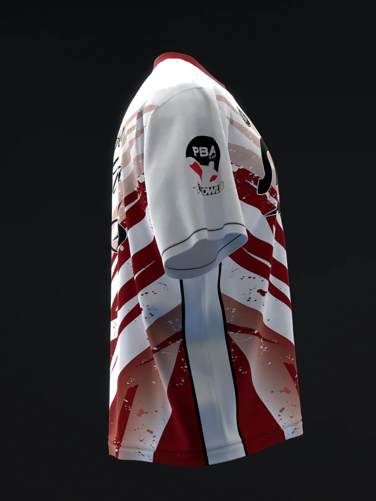 Darren Tang 2024 - Lightning White Maroon - Bowling Jersey - Image 4