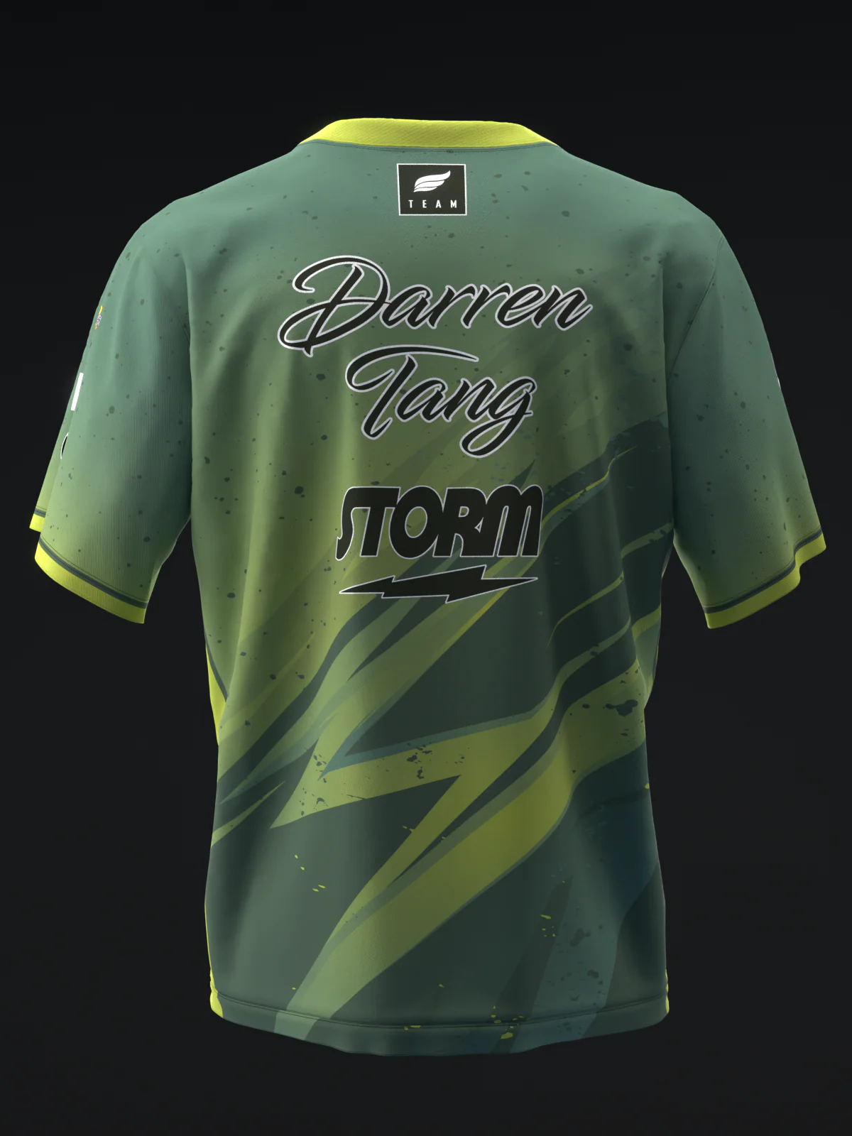 Darren Tang 2025 - Lightning Green Lobster - Bowling Jersey - Image 5