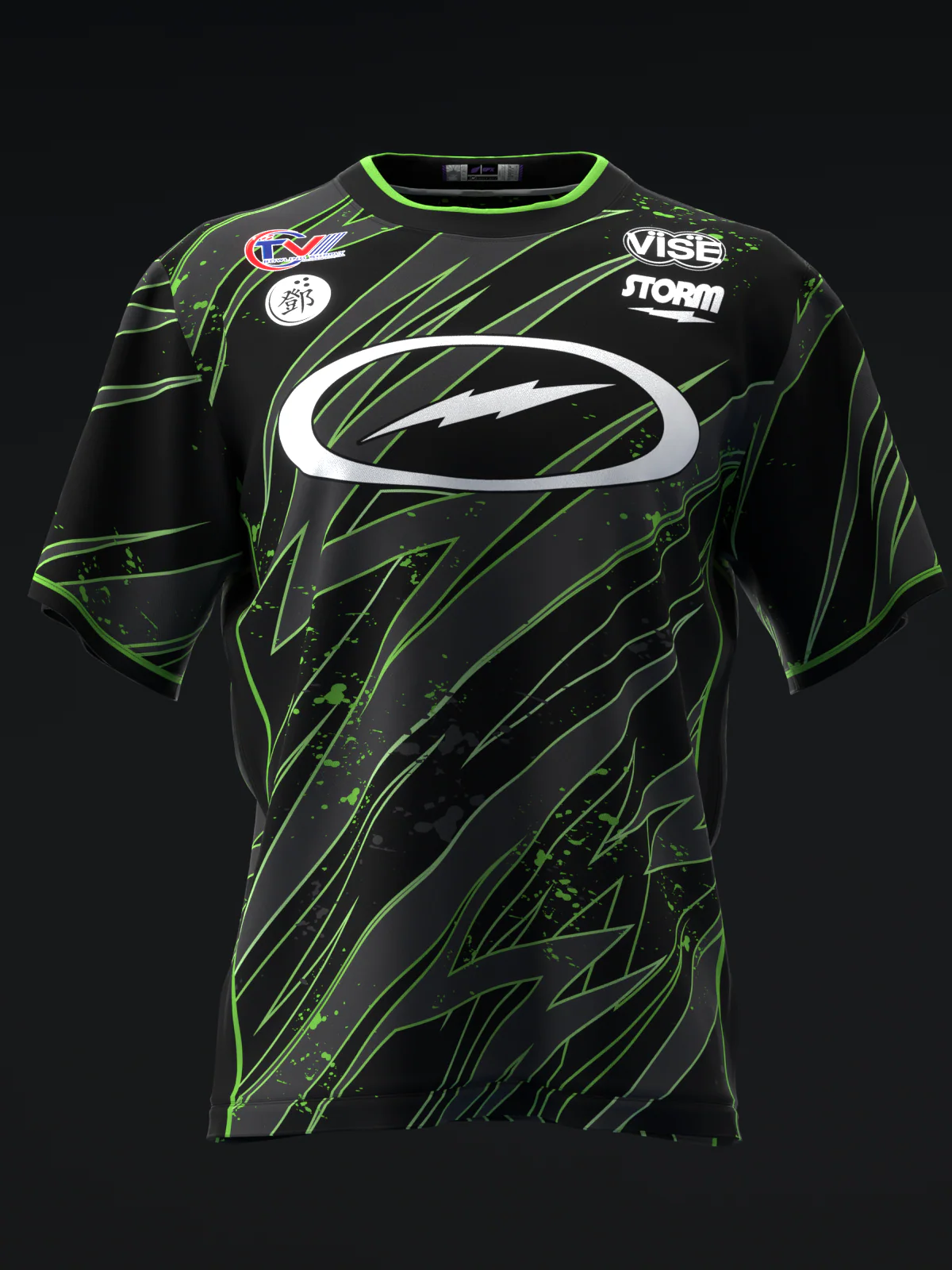 Darren Tang 2026 - Black Volt - Bowling Jersey - Image 2