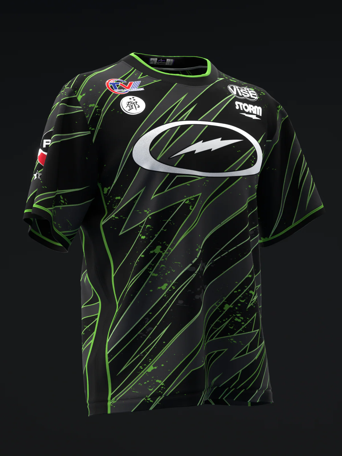 Darren Tang 2026 - Black Volt - Bowling Jersey - Image 3