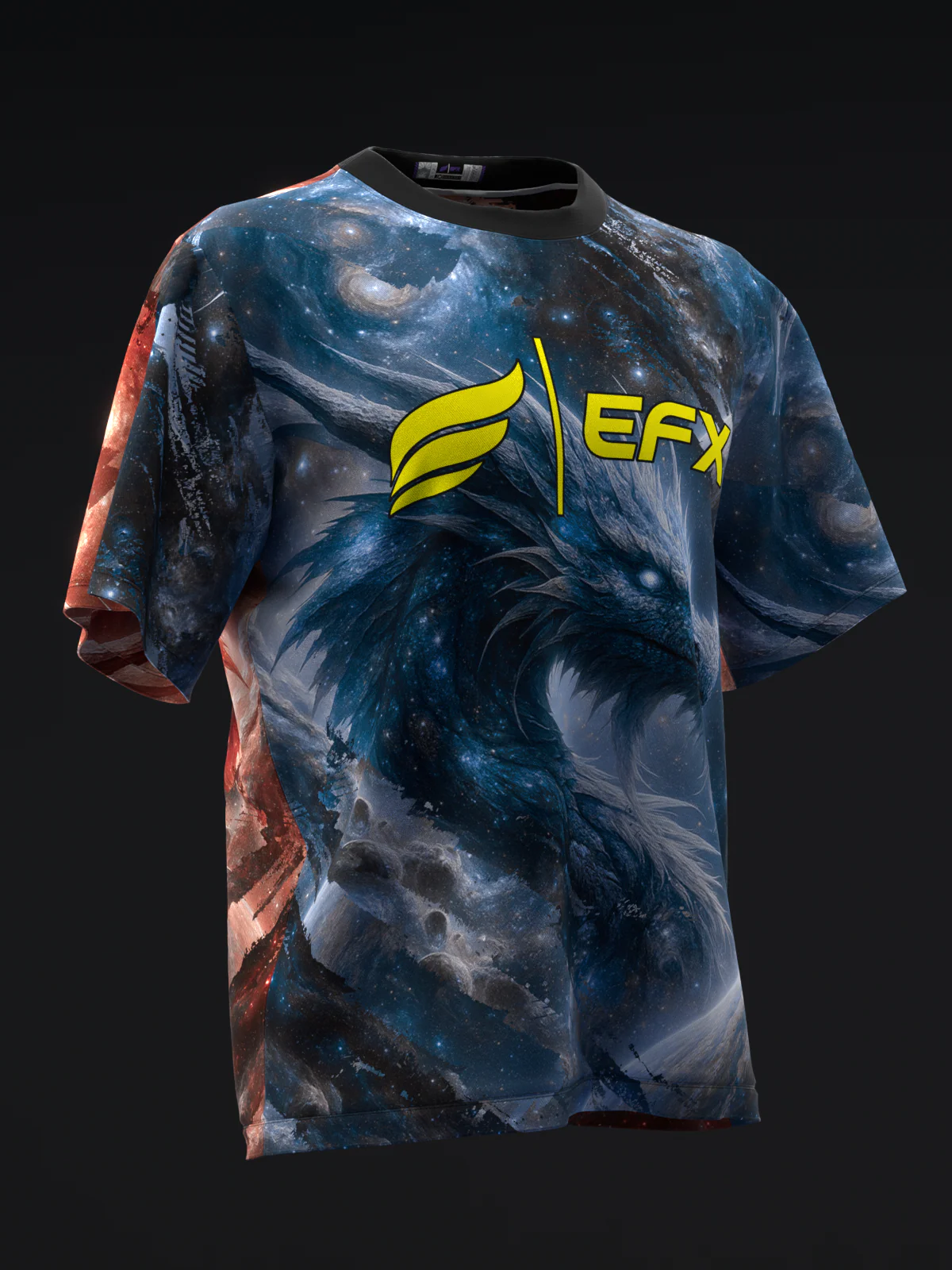 Double Dragon - Blue Red - Bowling Jersey - Image 3