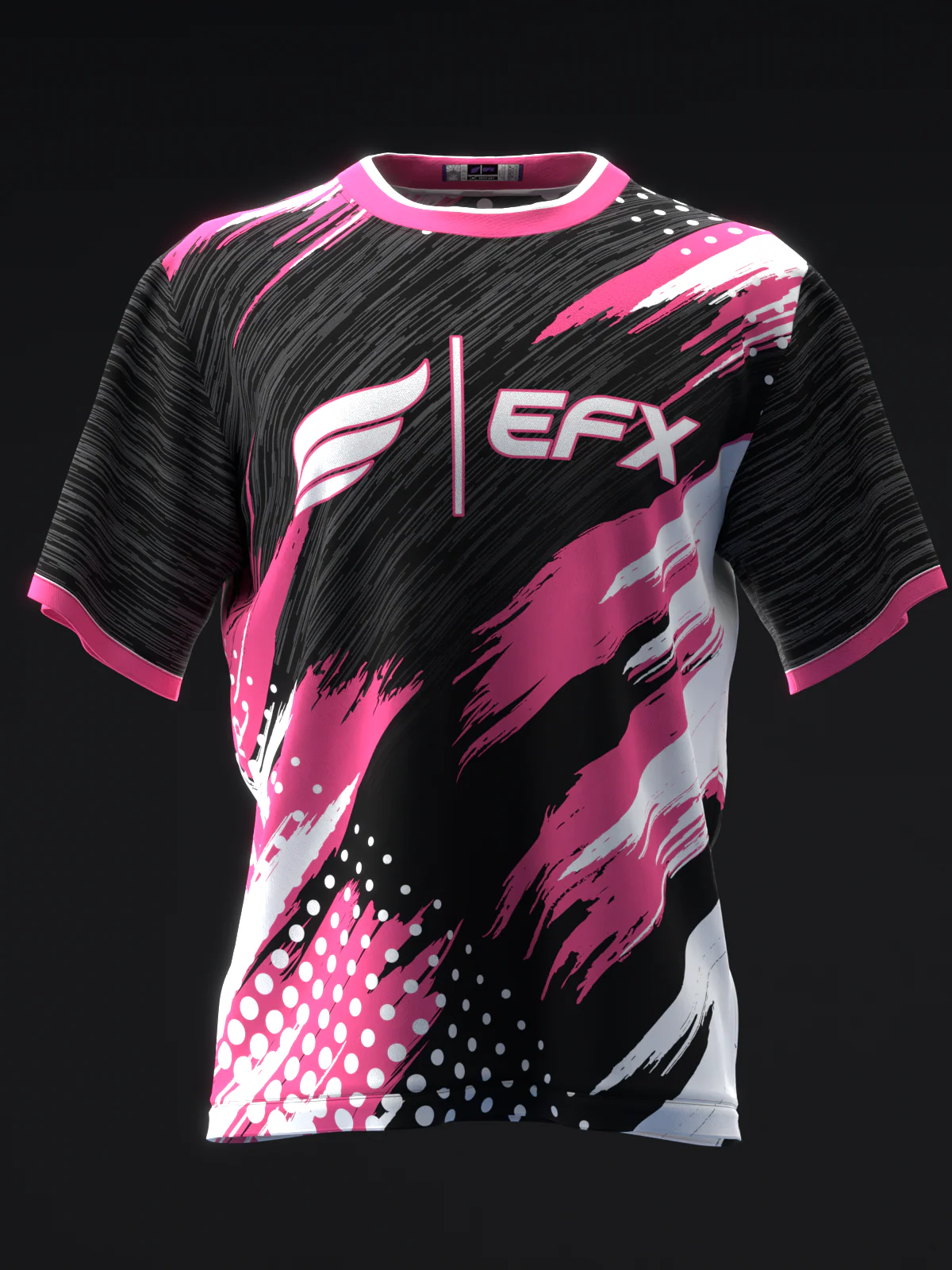 Doxure - Black Gray Pink - Bowling Jersey - Image 2