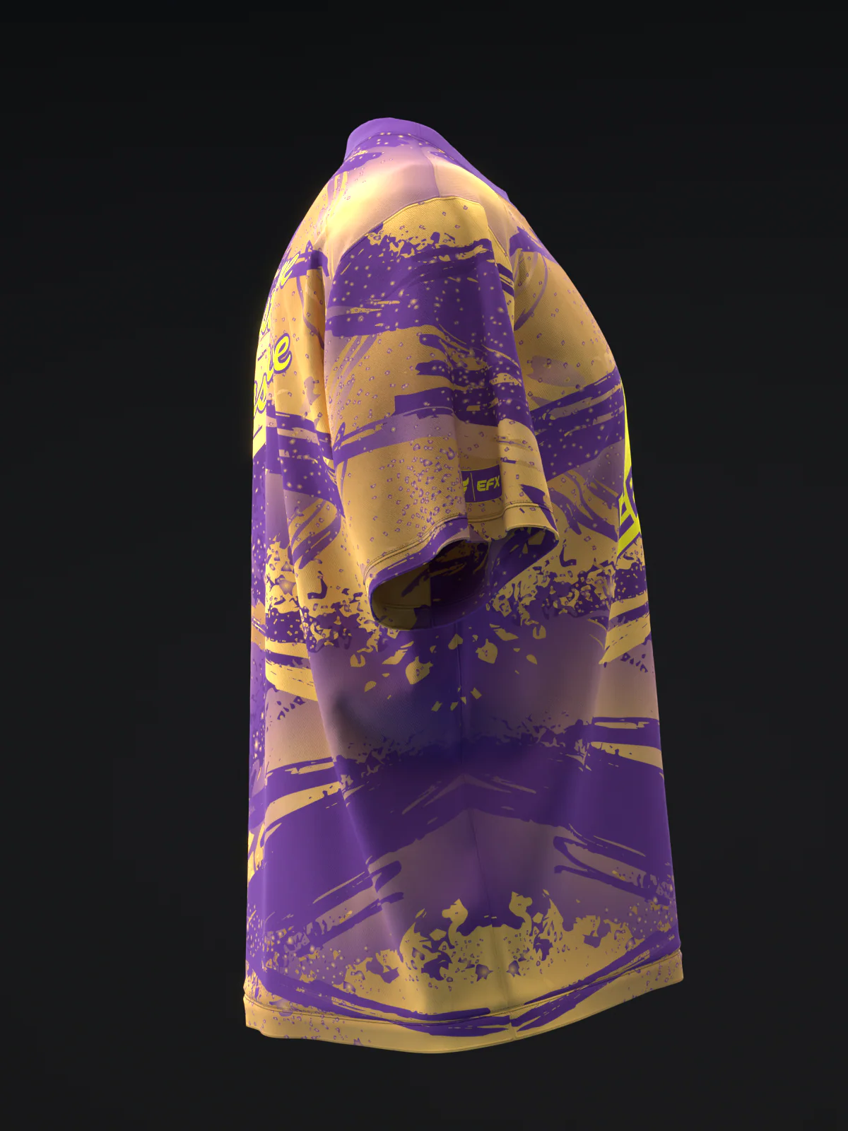Ebonite - Fireball Purple Gold - Bowling Jersey - Image 4