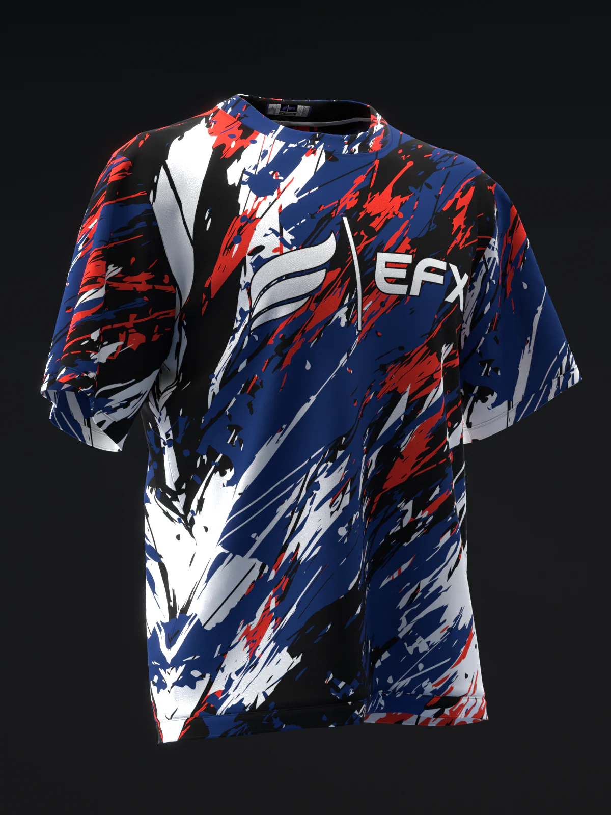 Elevated - Navy Red White - Bowling Jersey - Image 3