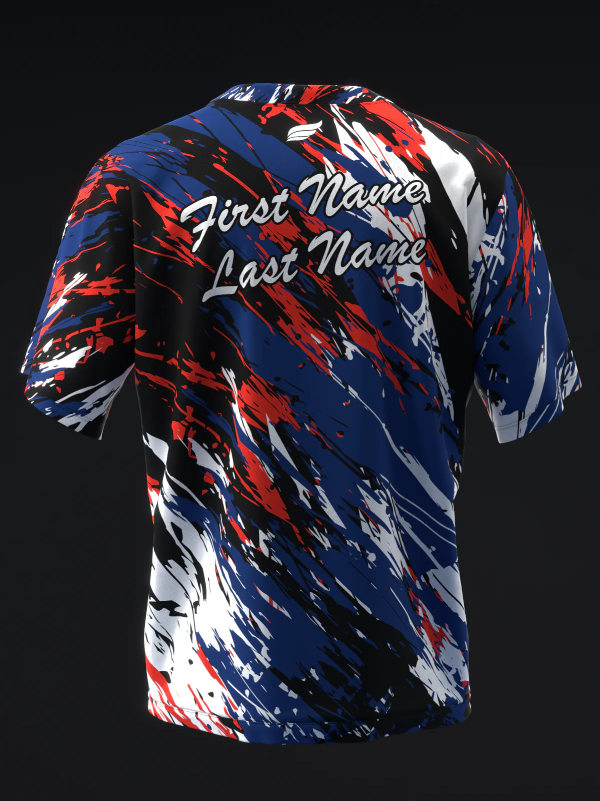 Elevated - Navy Red White - Bowling Jersey - Image 5