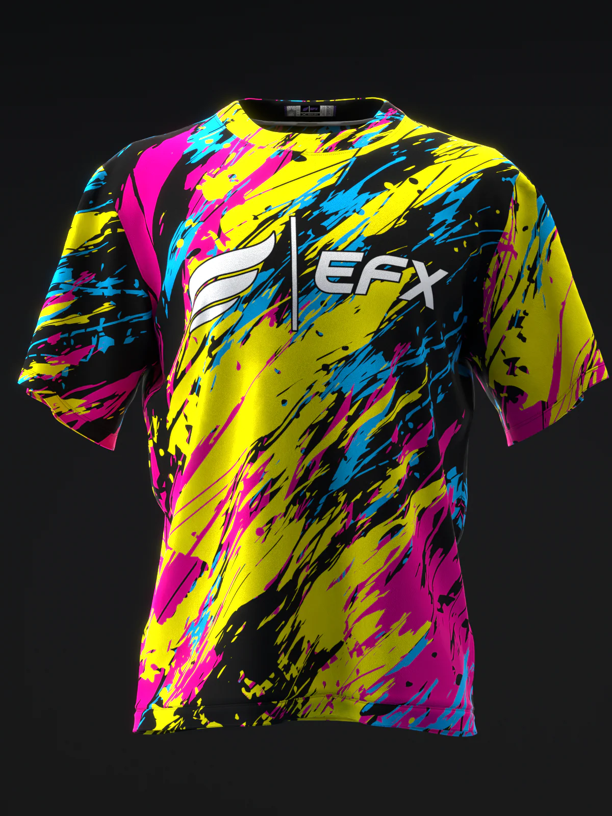 Elevated - Pink Yellow Blue - Bowling Jersey - Image 2
