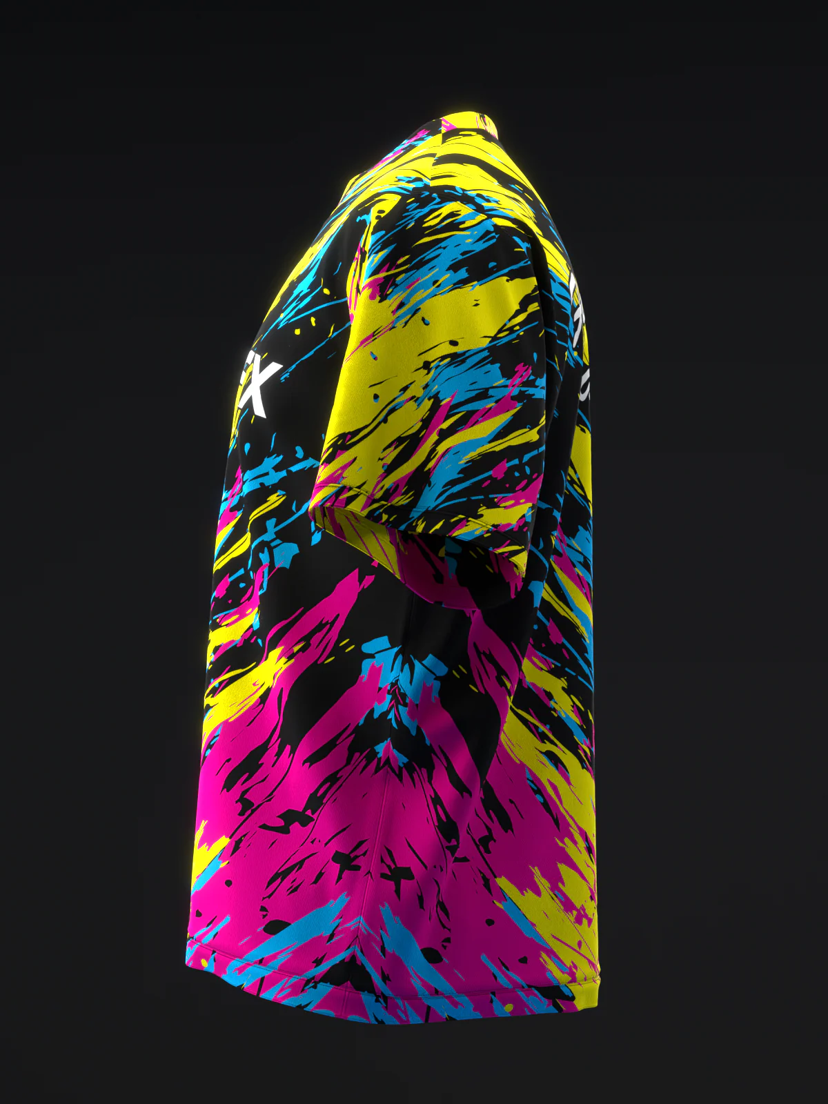 Elevated - Pink Yellow Blue - Bowling Jersey - Image 6