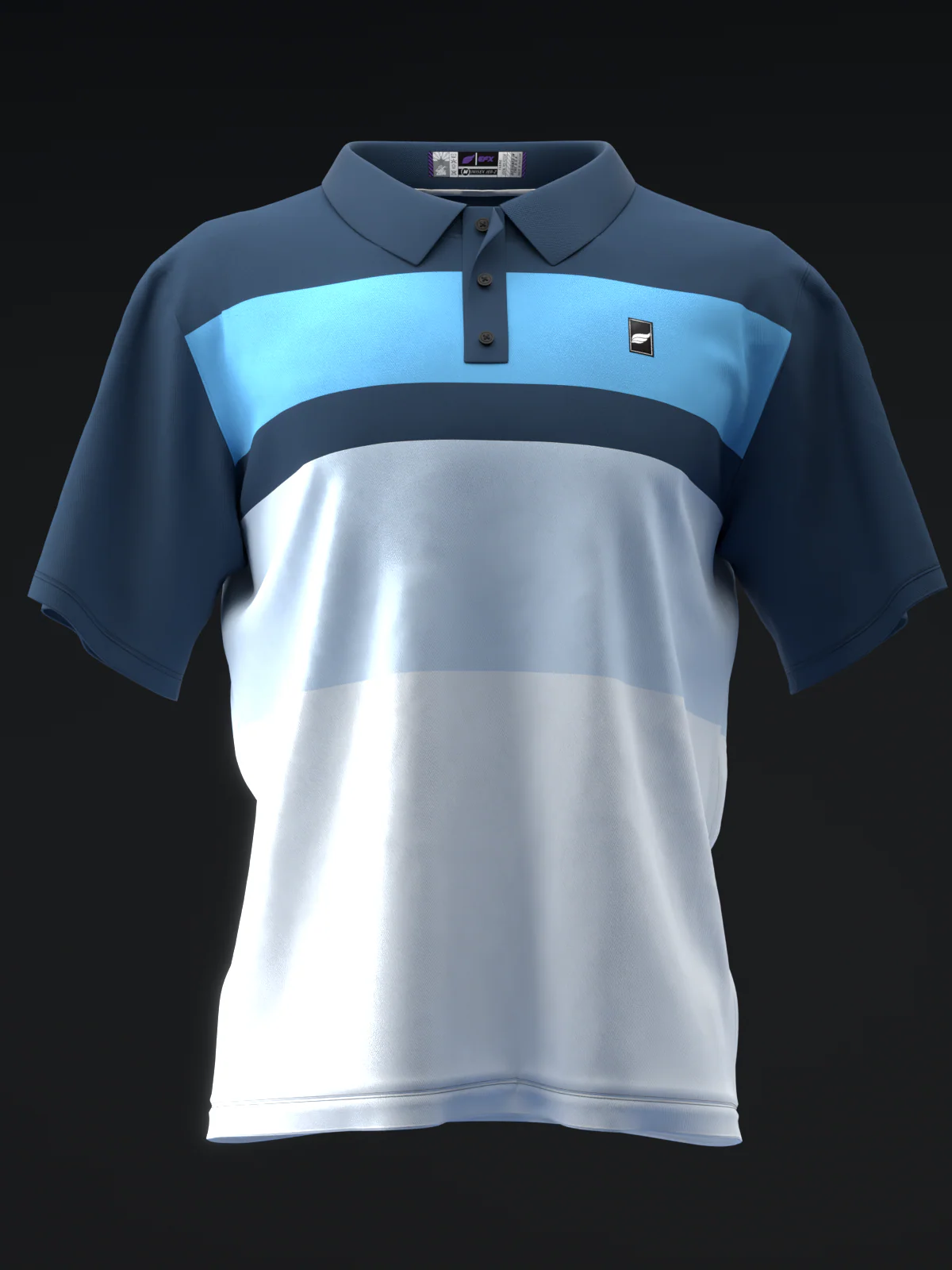 Fairways - Advantage Blue - Bowling Polo - Image 2