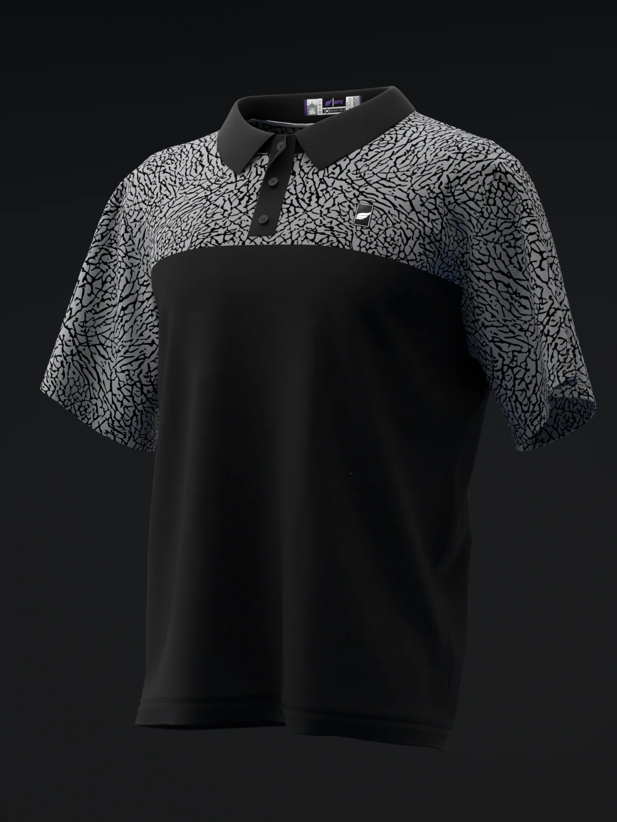 Fairways - Elephant Black - Bowling Polo