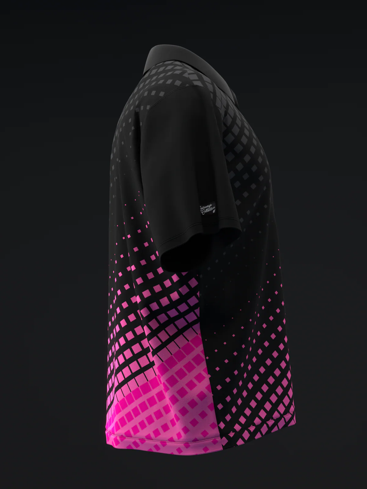 Fairways - Halftoned Pink- Bowling Polo - Image 4