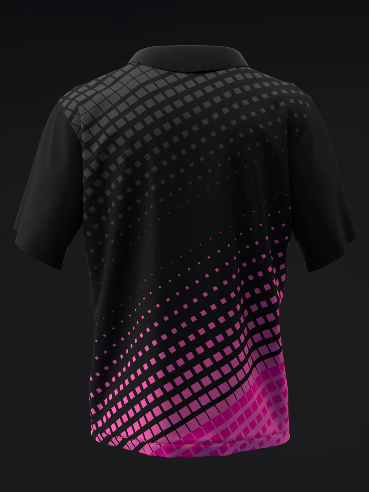 Fairways - Halftoned Pink- Bowling Polo - Image 5