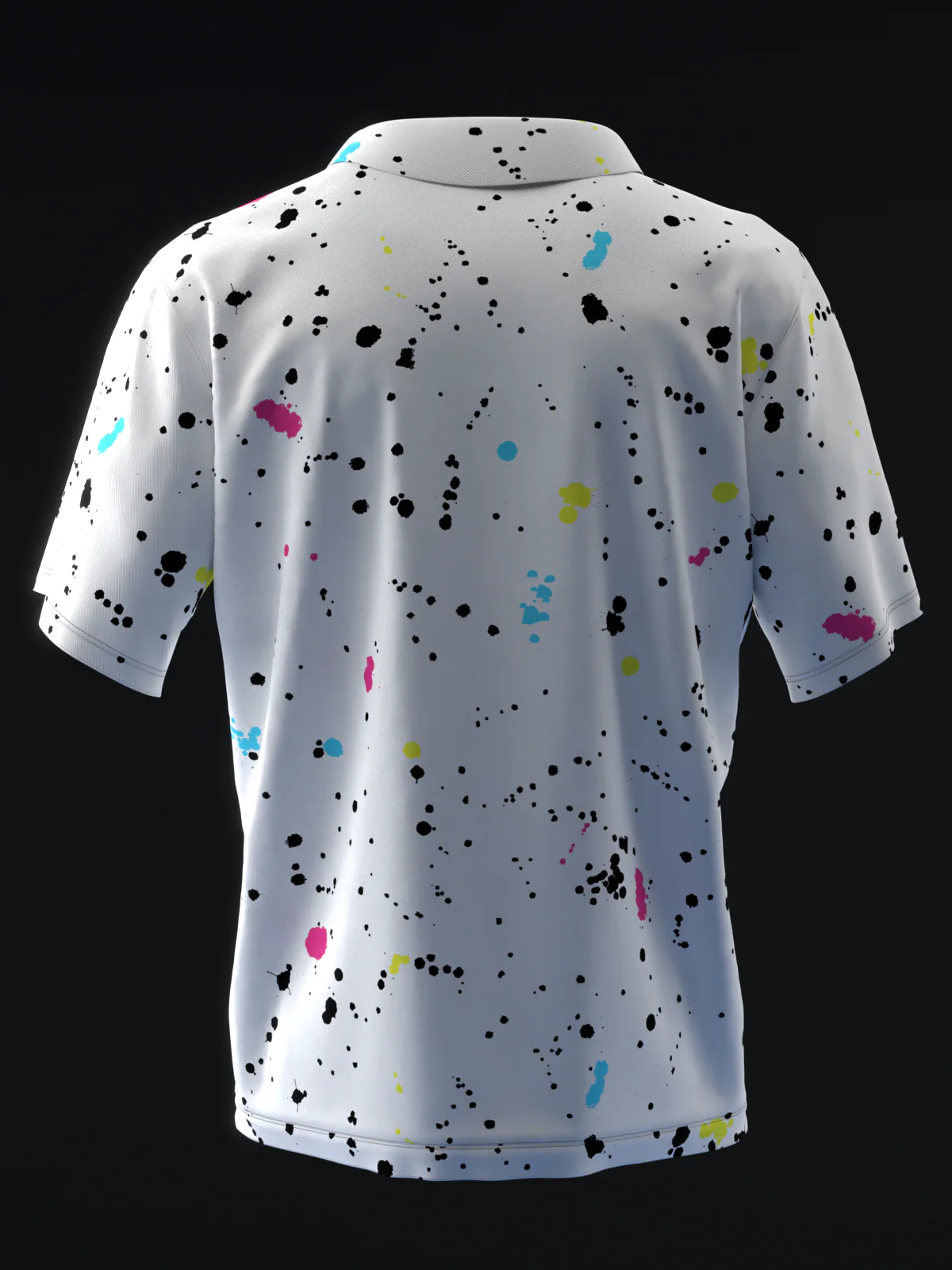 Fairways - Splatter Neon CMYK - Bowling Polo - Image 5