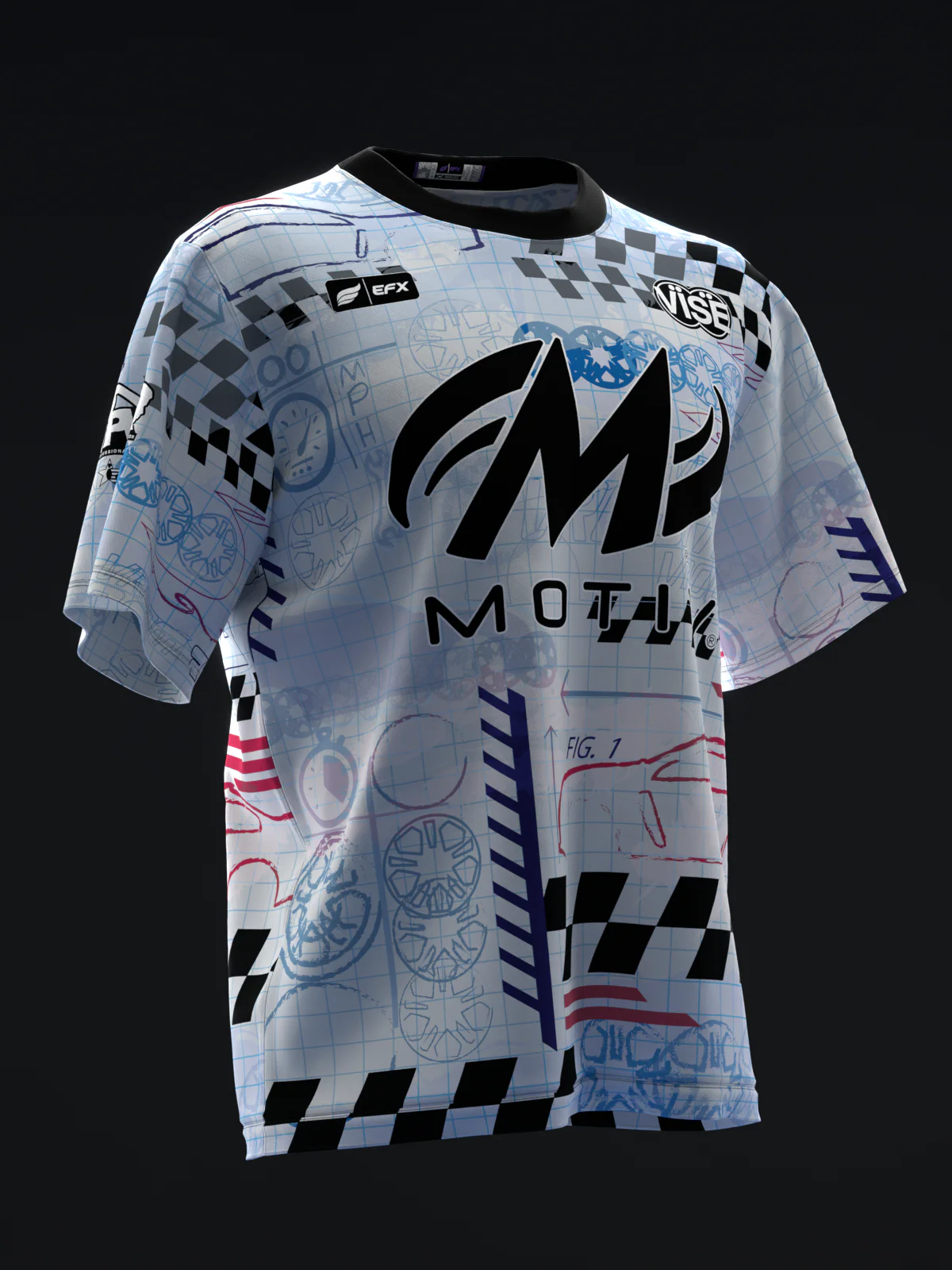 Fania Cobo 2024 - Chevy Sketch - Bowling Jersey - Image 3