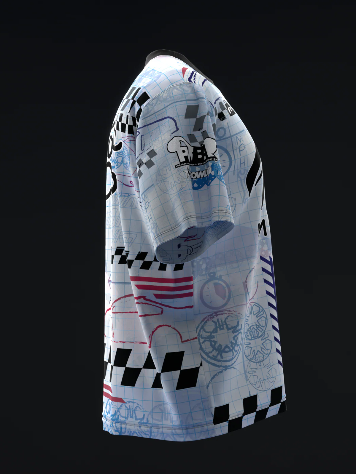 Fania Cobo 2024 - Chevy Sketch - Bowling Jersey - Image 4