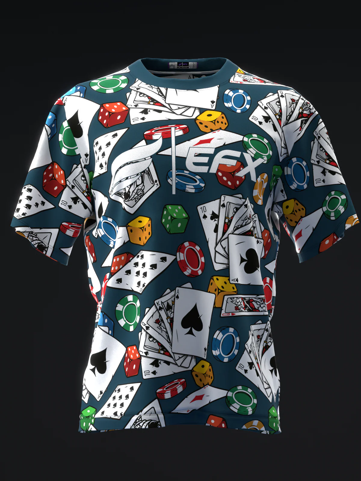 Gambling - Off Green - Bowling Jersey - Image 2