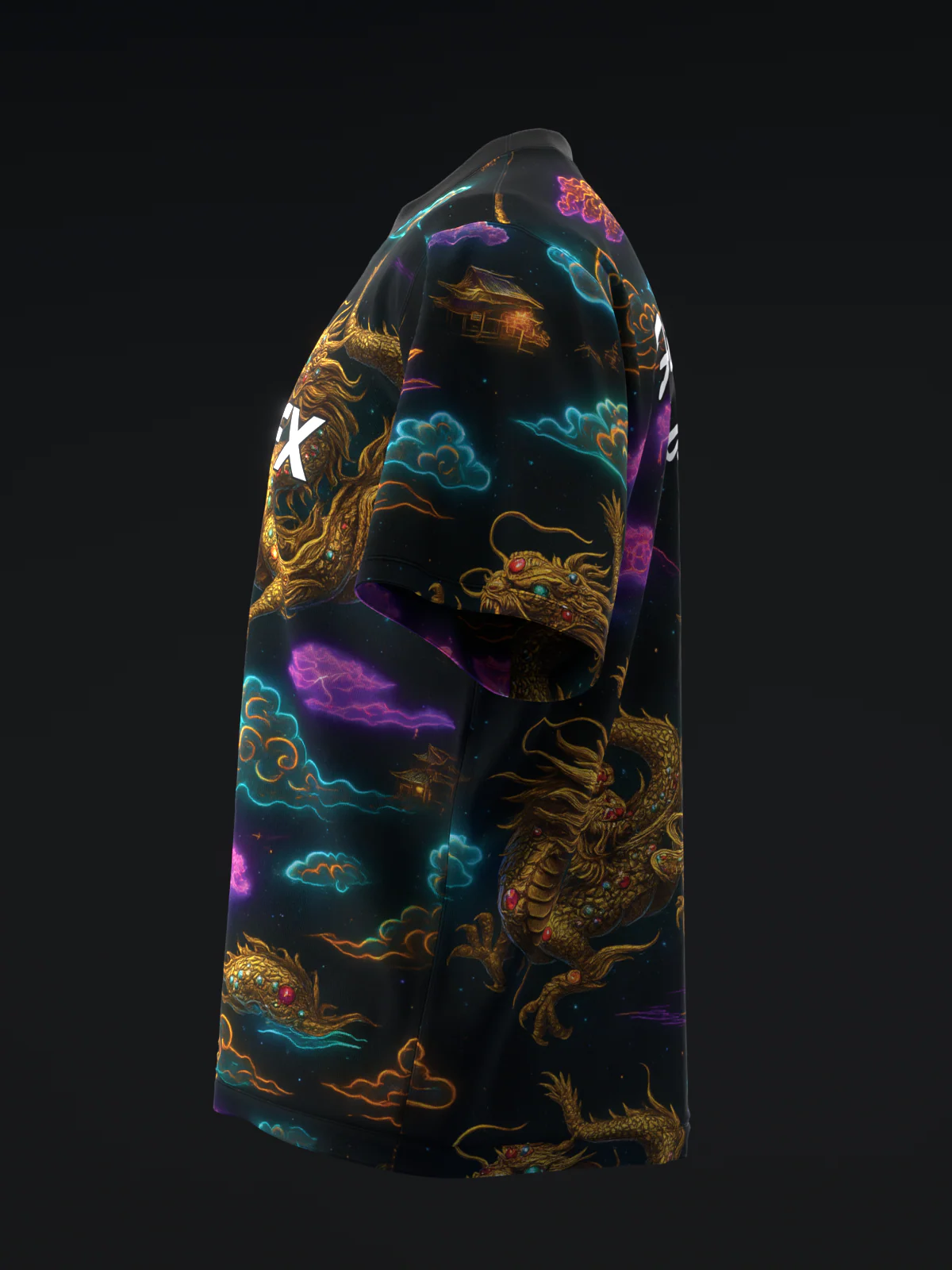 Gem Dragons - Black - Bowling Jersey - Image 6