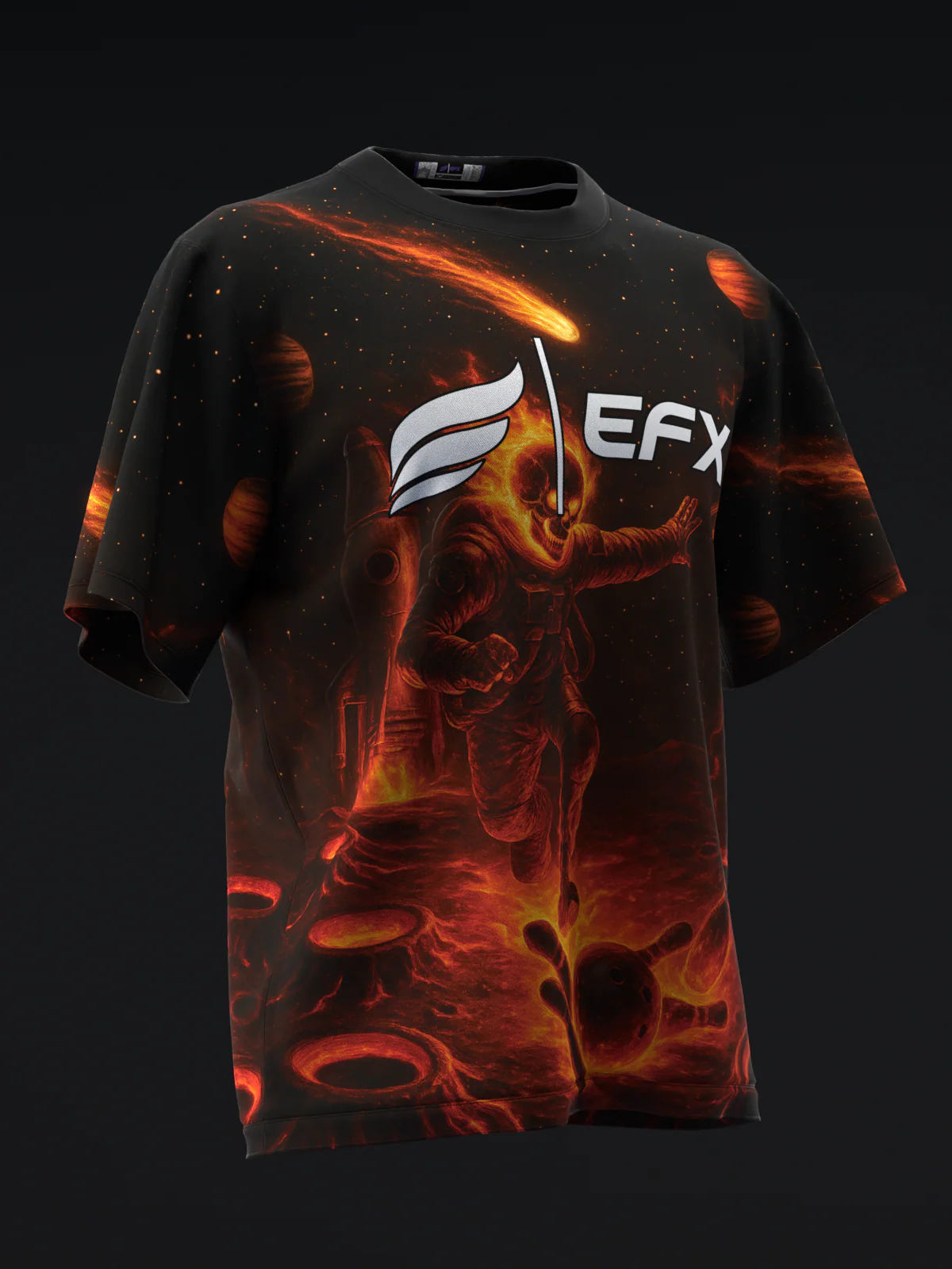 Ghostrider - Black - Bowling Jersey - Image 3
