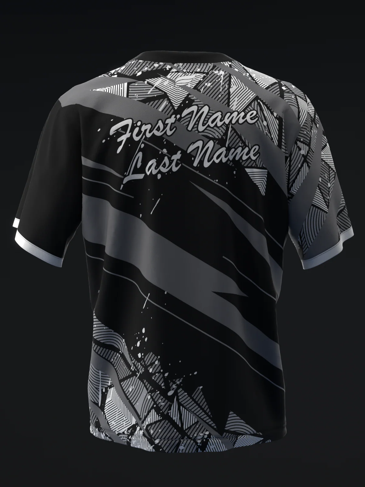 Glatter - Black Gray - Bowling Jersey - Image 5
