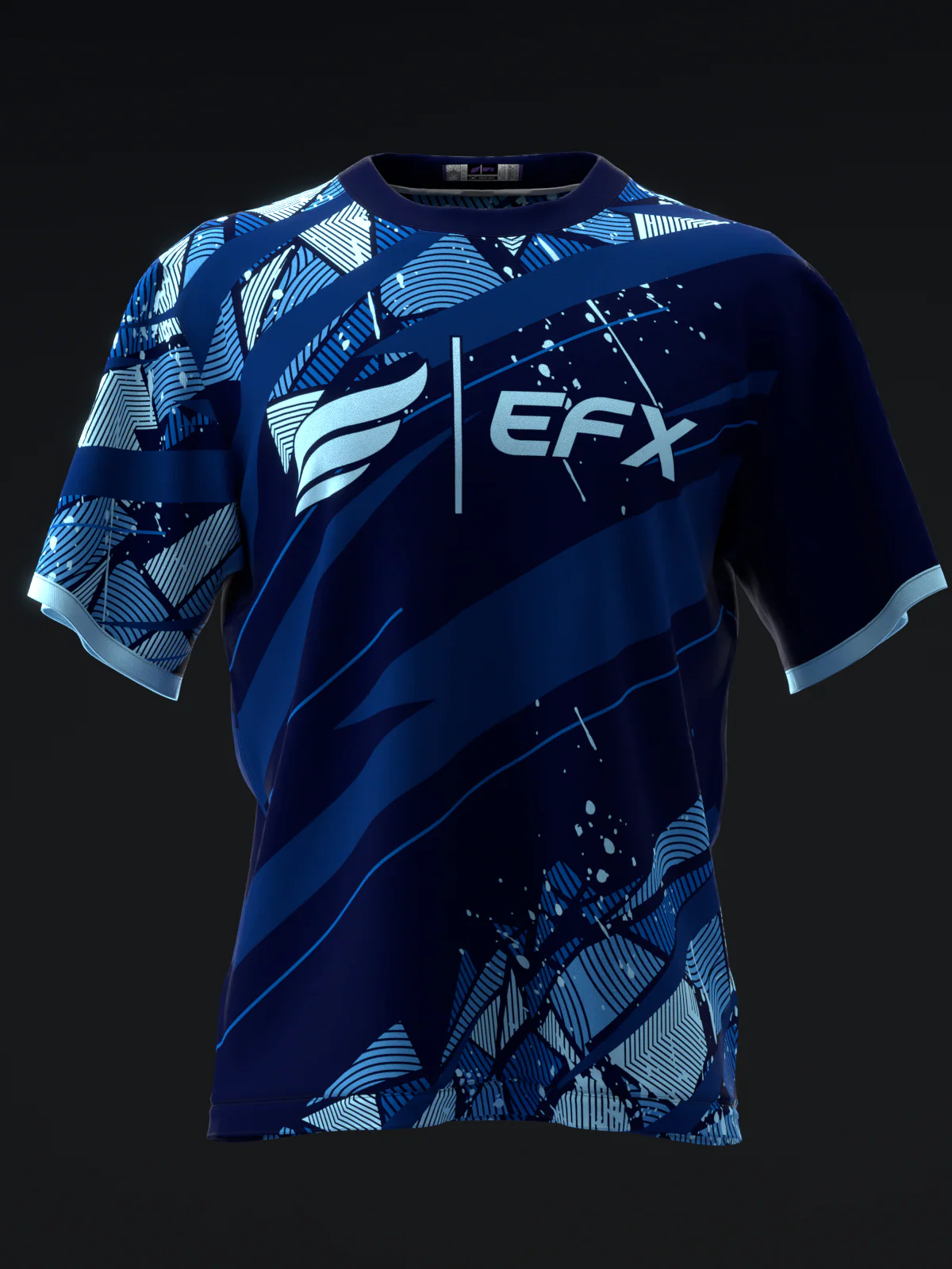 Glatter - Navy Blue - Bowling Jersey - Image 2