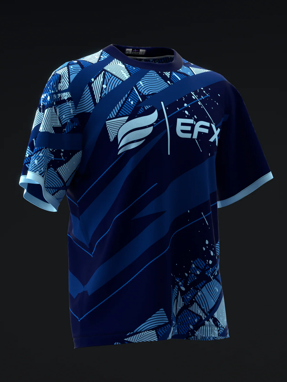 Glatter - Navy Blue - Bowling Jersey - Image 3