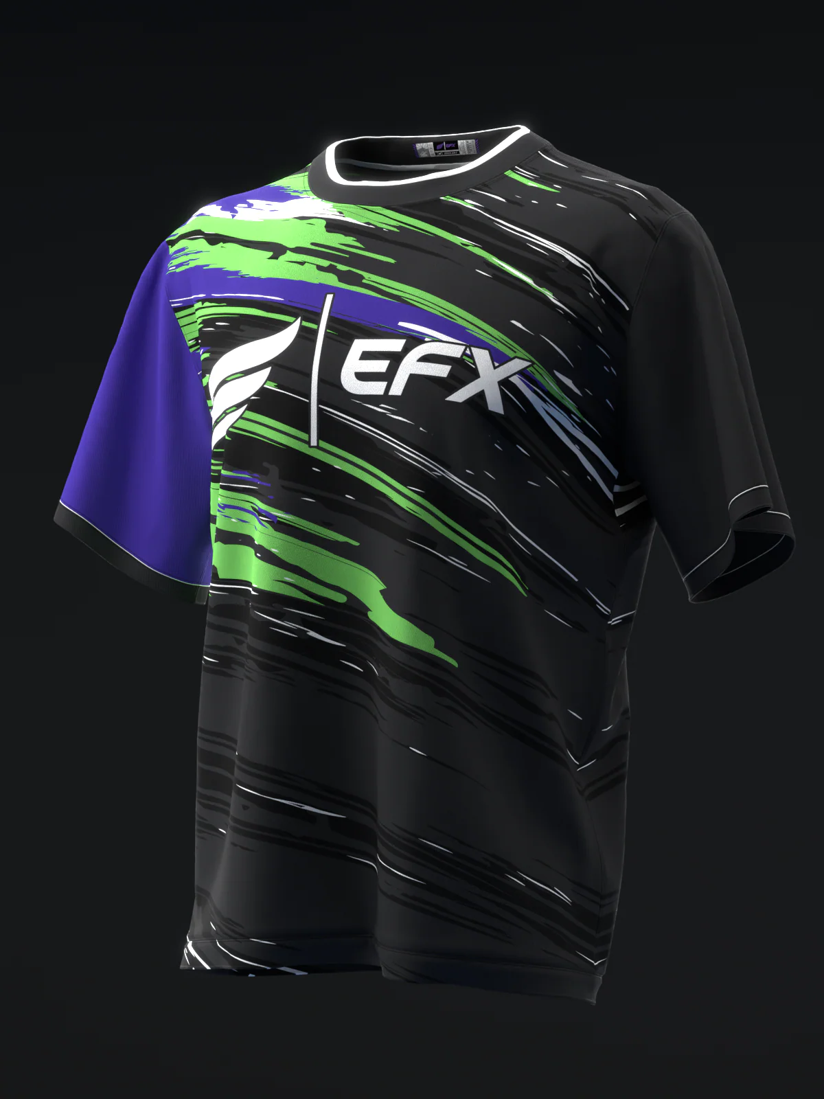Hikari - Lime Purple - Bowling Jersey