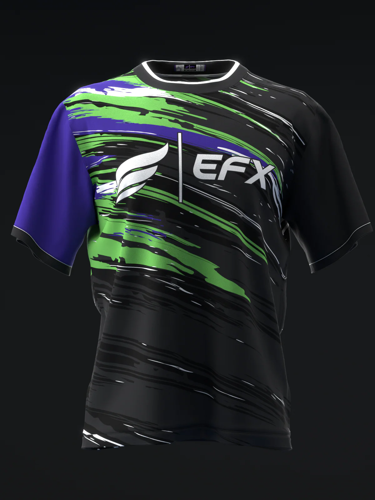 Hikari - Lime Purple - Bowling Jersey - Image 2
