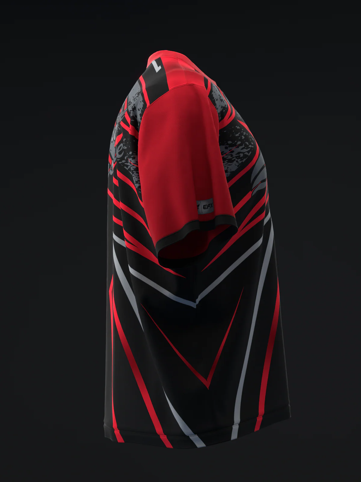 ISST Grange - Charcoal Red - Bowling Jersey - Image 4